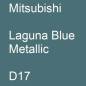 Preview: Mitsubishi, Laguna Blue Metallic, D17.